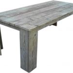 Steigerhouten tafel – 300x100x78h – bruin