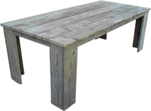 Steigerhouten tafel - 300x100x78h - bruin