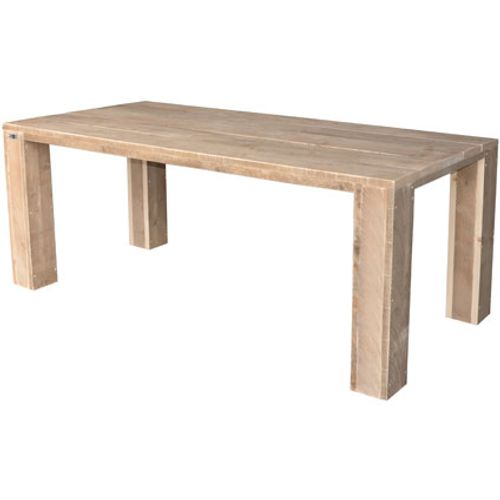 Wood4You tafel blokpoot steigerhout bruin 150x96cm