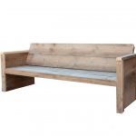 Wood4you – Tuinbank Vlieland – ‘Doe het zelf’ Bouwpakket steigerhout 180Lx57Hx72D cm