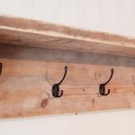 Steigerhout kapstok 4×2 haken | wandkapstok | Gebruikt steigerhout | hout | industrieel | vintage | robuust | landelijk | Staal |Handgemaakt