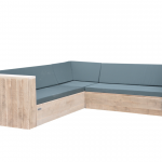 Wood4you – Loungeset 2 steigerhout 210×210 cm – incl kussens