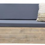 Wood4you – Loungebank steigerhout Washington 210Lx70Hx80D cm – incl kussens