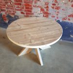 ronde tafel steigerhout