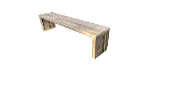 Wood4you - Tuinbank Zaandam - 180cm steigerhout 'Doe het zelf' Bouwpakket