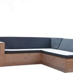 Wood4you – Loungeset San Francisco Douglas 250×200 cm – GL-vorm incl kussens