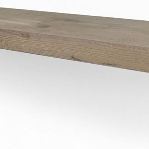 Zwevende wandplank 50 x 20 cm van gebruikt steigerhout - Wandplank hout - Wandplank - Wandplank zwevend