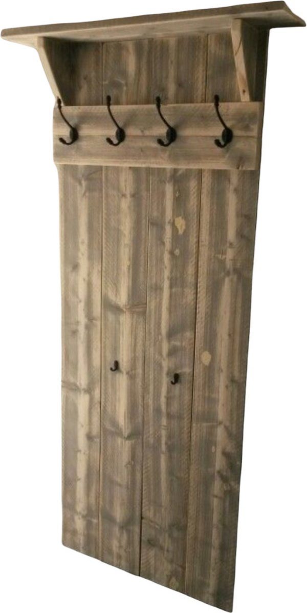 kapstok steigerhout - Woonaccessoire woonaccessoires decoratie wanddecoratie woondecoratie landelijk hout houten vintage